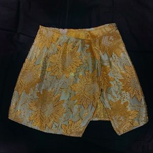 new years slitted mini skirt